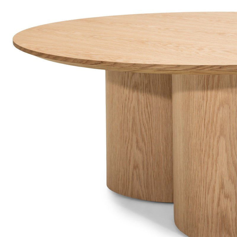 Măsuță de cafea Torino, rotundă, 100 cm, stejar natur