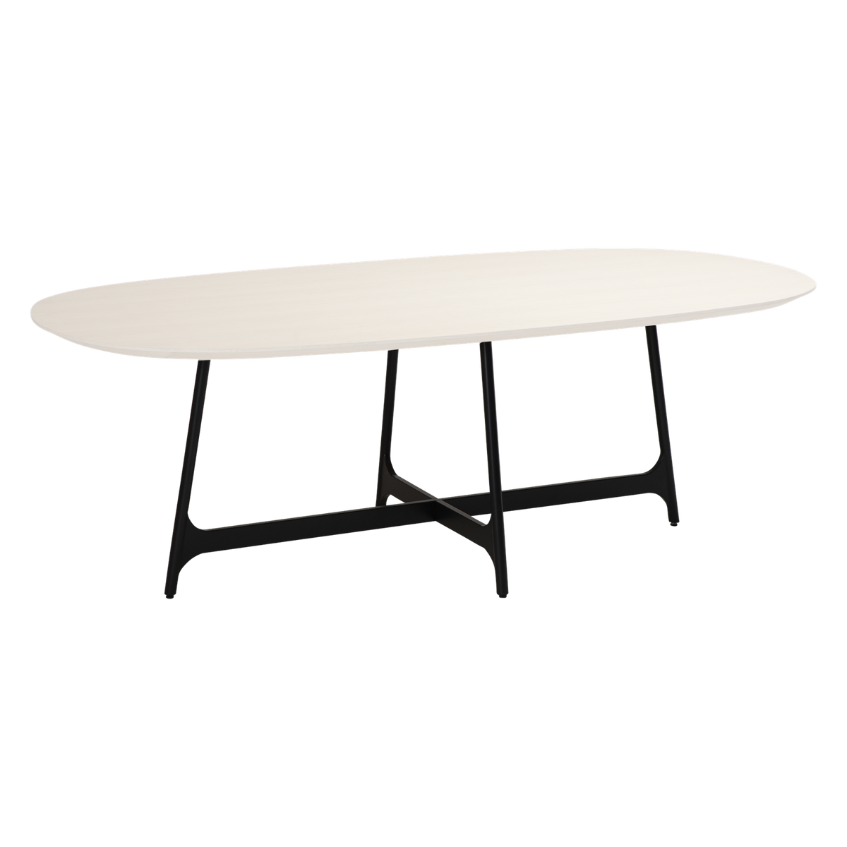 Picioare de masă DAN-FORM Ooid, negru, 400900119