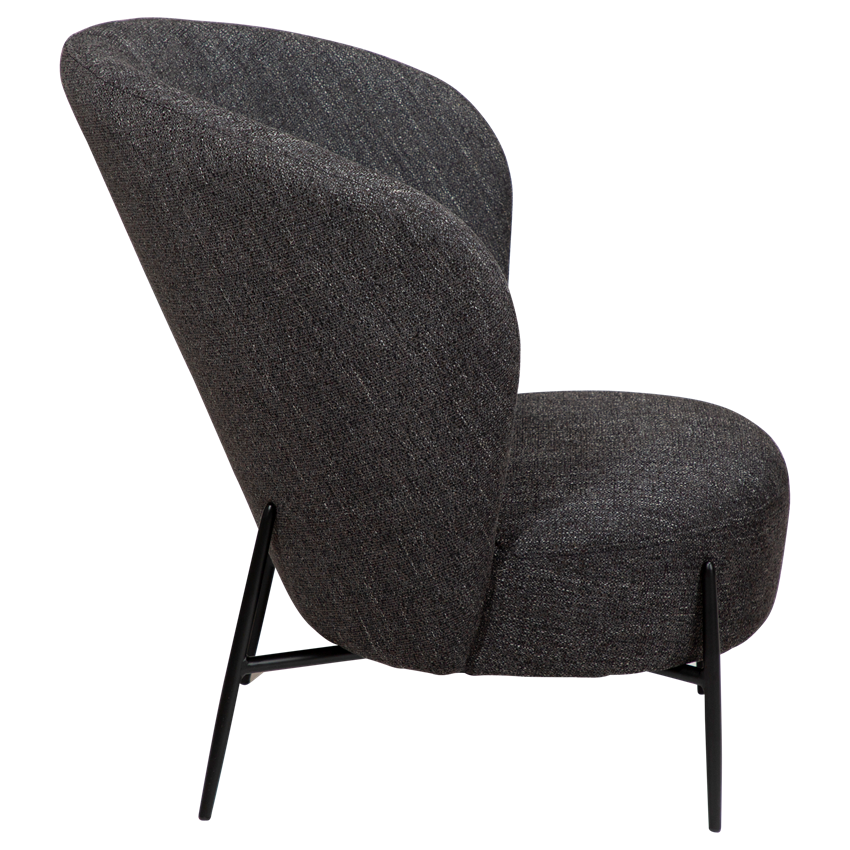 Fotoliu DAN-FORM Orbit, negru, 700207009
