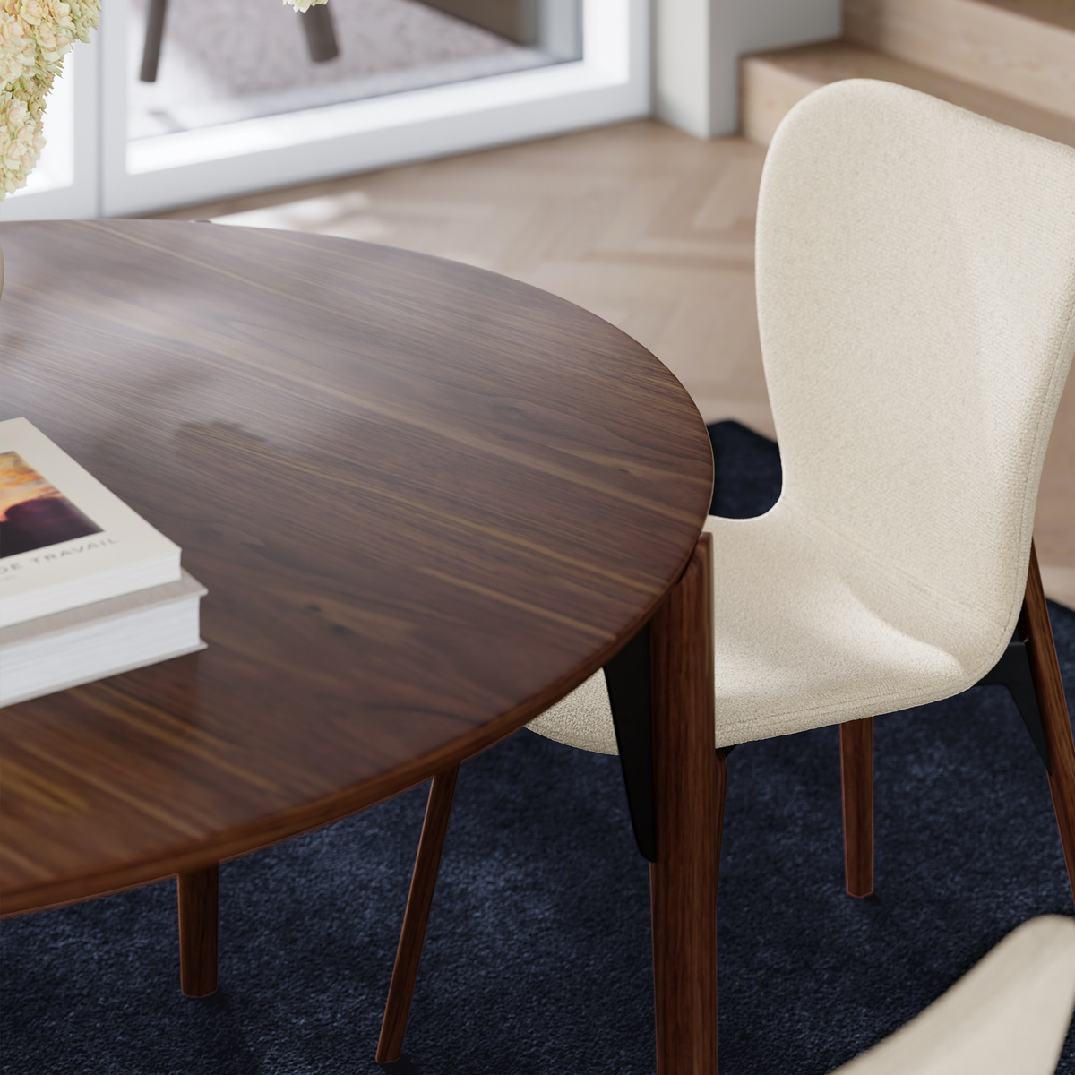 Masă de dining PARAGON Nuc 400208326