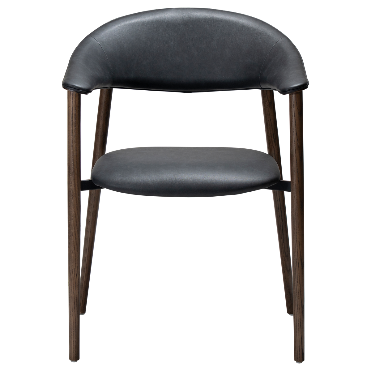 Scaun cu brațe RAVISH Negru/Frasin mocca 100108242
