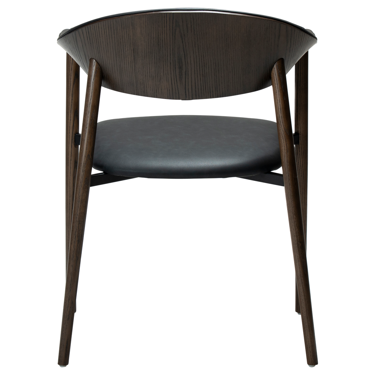 Scaun cu brațe RAVISH Negru/Frasin mocca 100108242