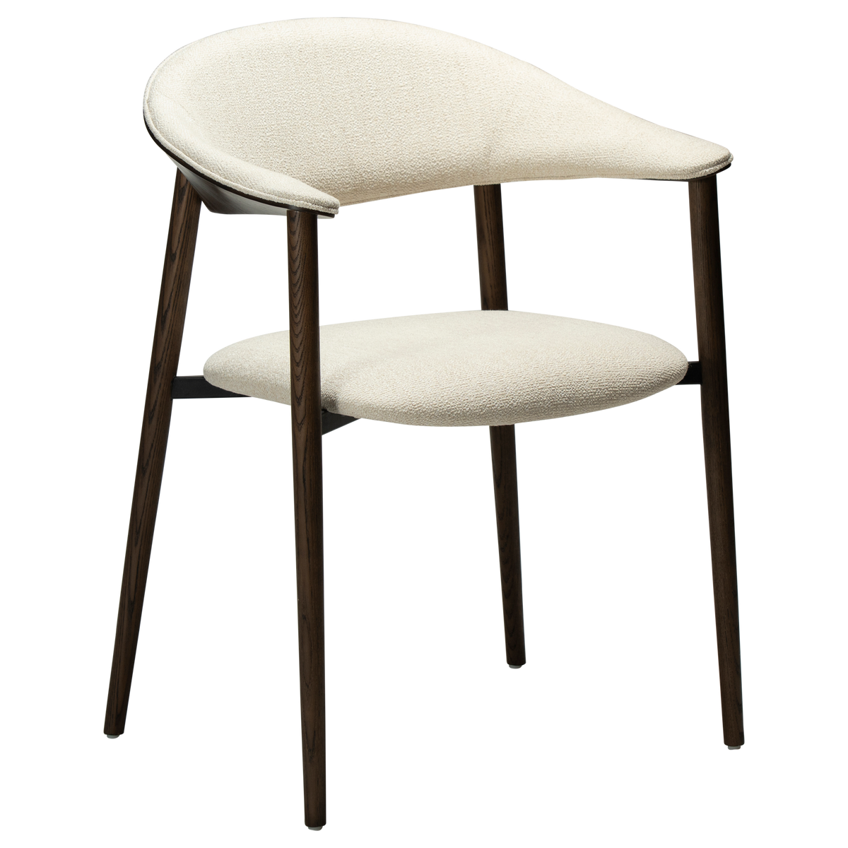 Scaun cu brațe RAVISH Bej/Frasin mocca 100108241
