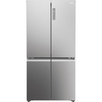 Side by Side Cube Haier HCR79F19ENMM , 646 l, Total No Frost, WiFi, Motor inverter, Sistem antibacterian, Humidity Zone, Super Cooling, Super Freezing, Display, Clasa E, 190 cm,Platinum Inox