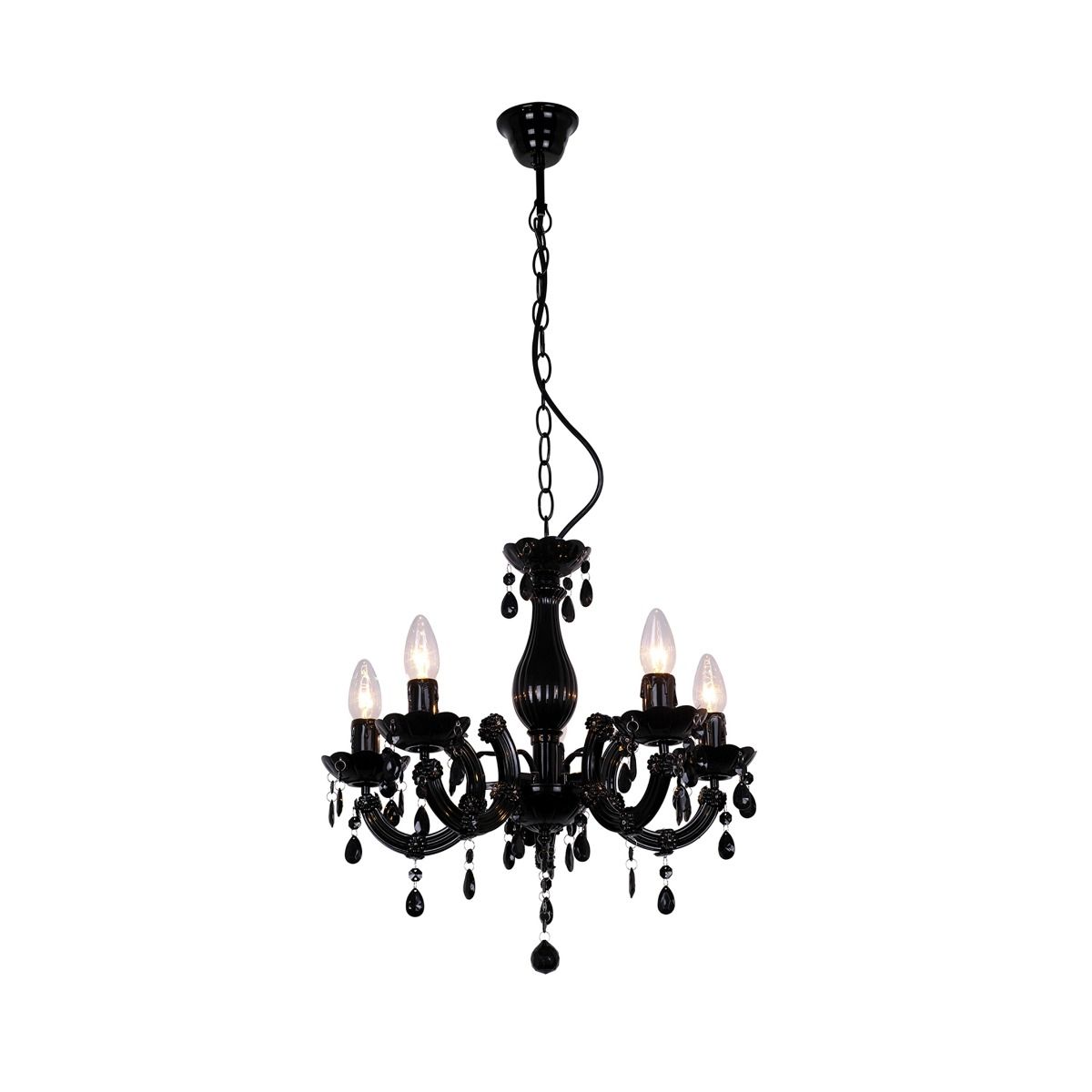 Lampa de tavan Zumaline Magnolia 110x48 Negru 003064-001367
