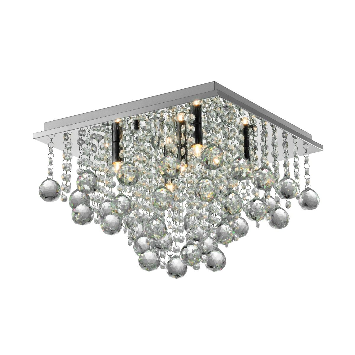 Lampa de tavan Zumaline Rangel 27x40x40 Alb 003064-001678