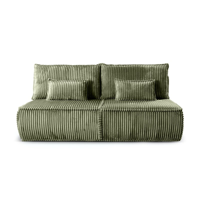Măsuță auxiliară Logan, 40 cm, verde măsliniu, lucioasă