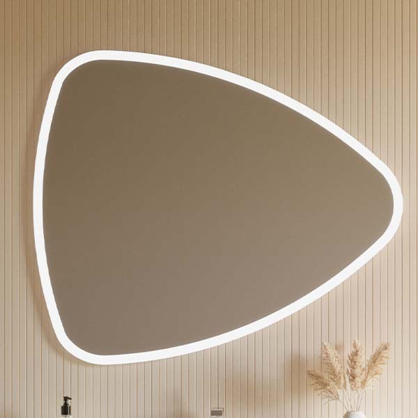 Oglinda de baie cu led integrat triunghiulara - SPR202