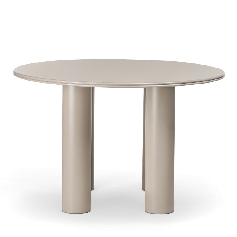 Masă de dining Kairo, 120 cm, rotundă, bej închis