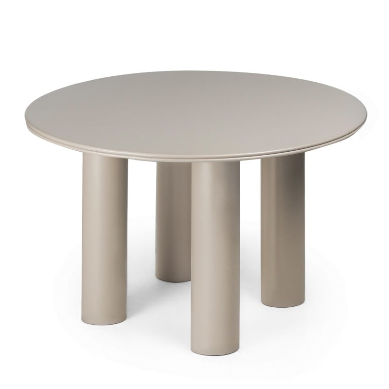 Masă de dining Kairo, 120 cm, rotundă, bej închis