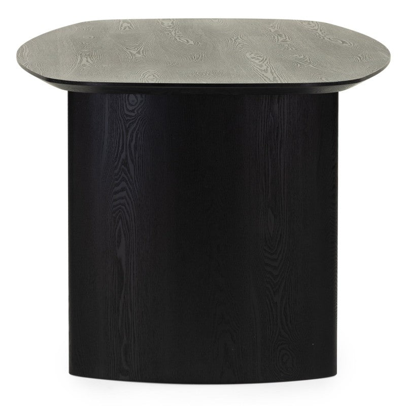Masă de dining Oriento, 200 cm, ovală, furnir de frasin