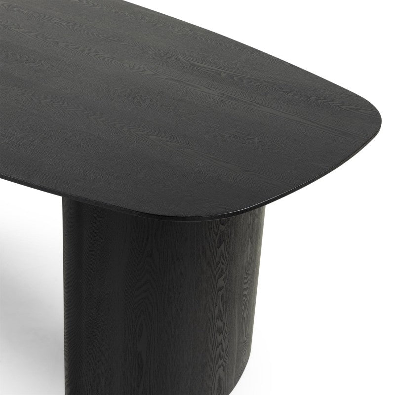 Masă de dining Oriento, 200 cm, ovală, furnir de frasin