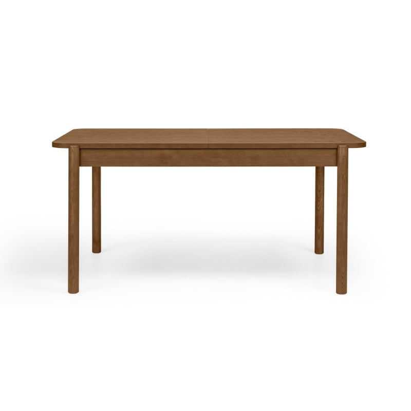 Masă extensibilă Iselio, 160-200 cm, dreptunghiulară, maro, frasin