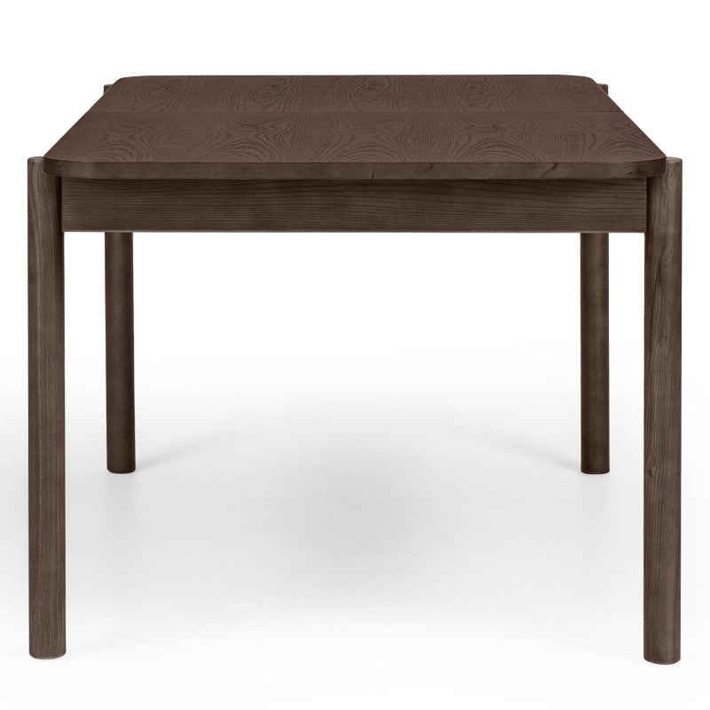 Masă extensibilă Iselio, 160-200 cm, dreptunghiulară, nuc, frasin