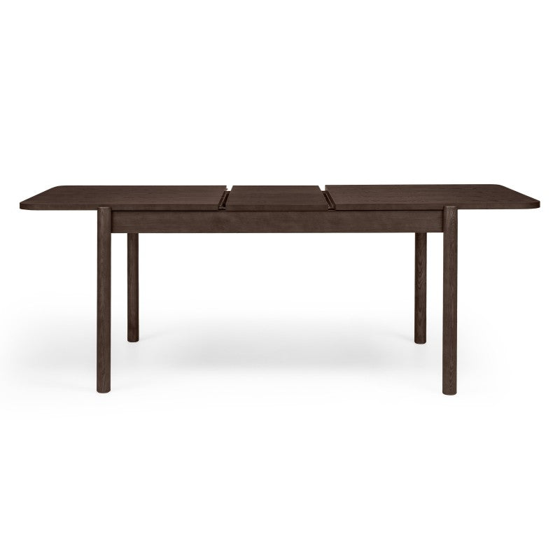 Masă extensibilă Iselio, 160-200 cm, dreptunghiulară, nuc, frasin