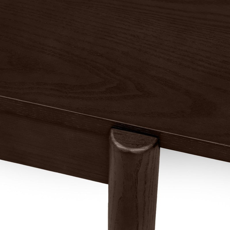 Masă extensibilă Iselio, 160-200 cm, dreptunghiulară, nuc, frasin