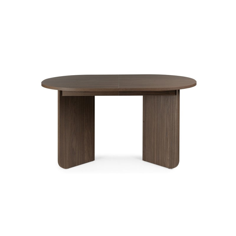 Masă extensibilă Mou, 140-200 cm, nuc Lincoln, blat oval
