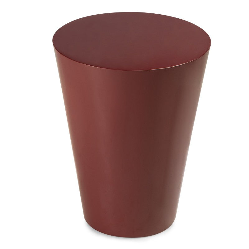 Măsuță auxiliară Eclipso, 40 cm, vișiniu-maro, lucioasă