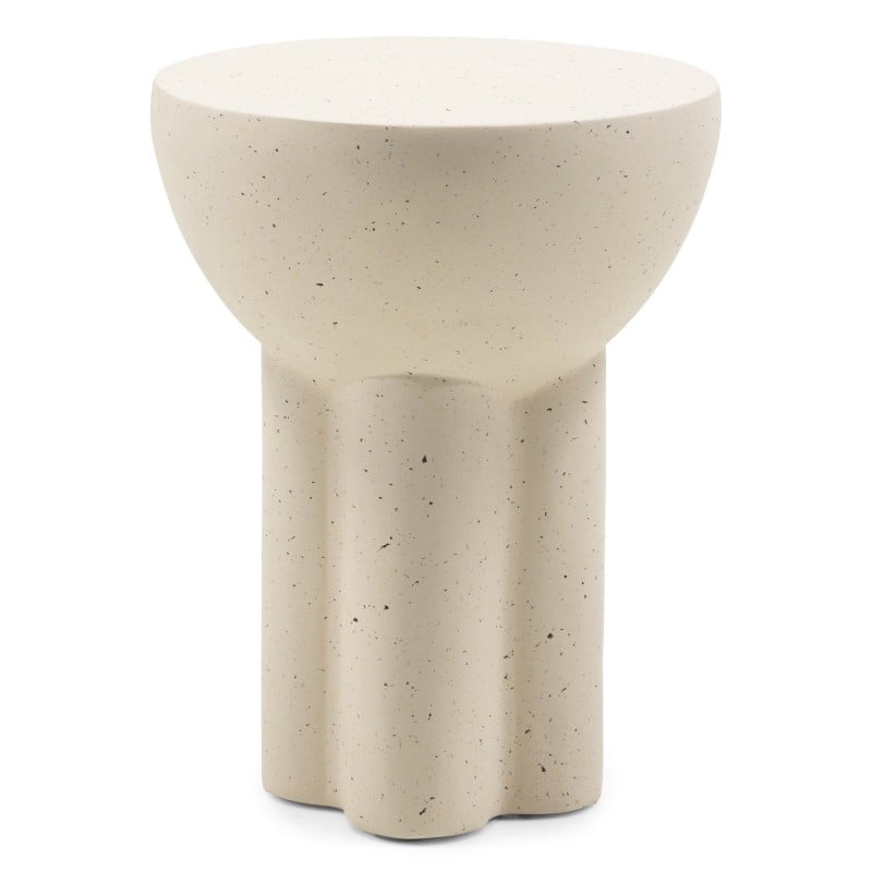 Măsuță auxiliară Poppy, beton, efect de granit