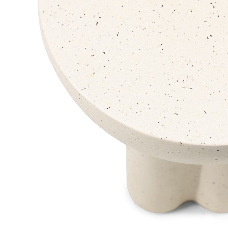 Măsuță auxiliară Poppy, beton, efect de granit