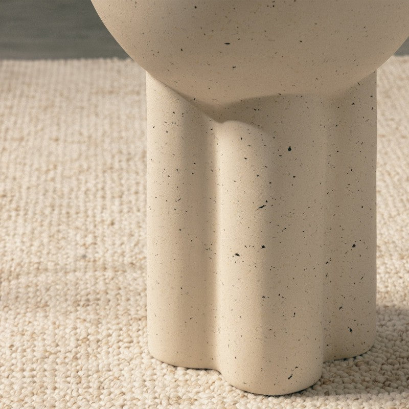 Măsuță auxiliară Poppy, beton, efect de granit