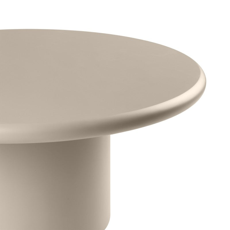 Măsuță de cafea Arce, 80 cm, bej închis, mată
