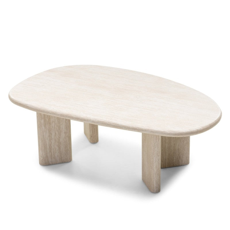 Măsuță de cafea Cameron, 130 cm, travertin