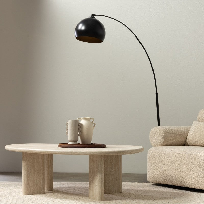 Măsuță de cafea Cameron, 130 cm, travertin