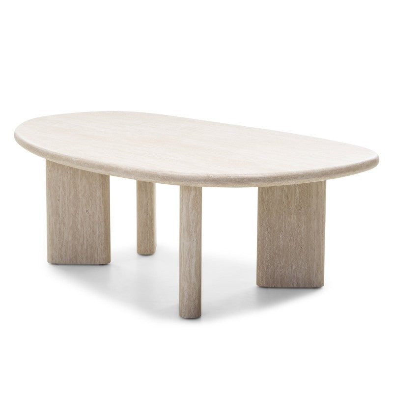 Măsuță de cafea Cameron, 130 cm, travertin