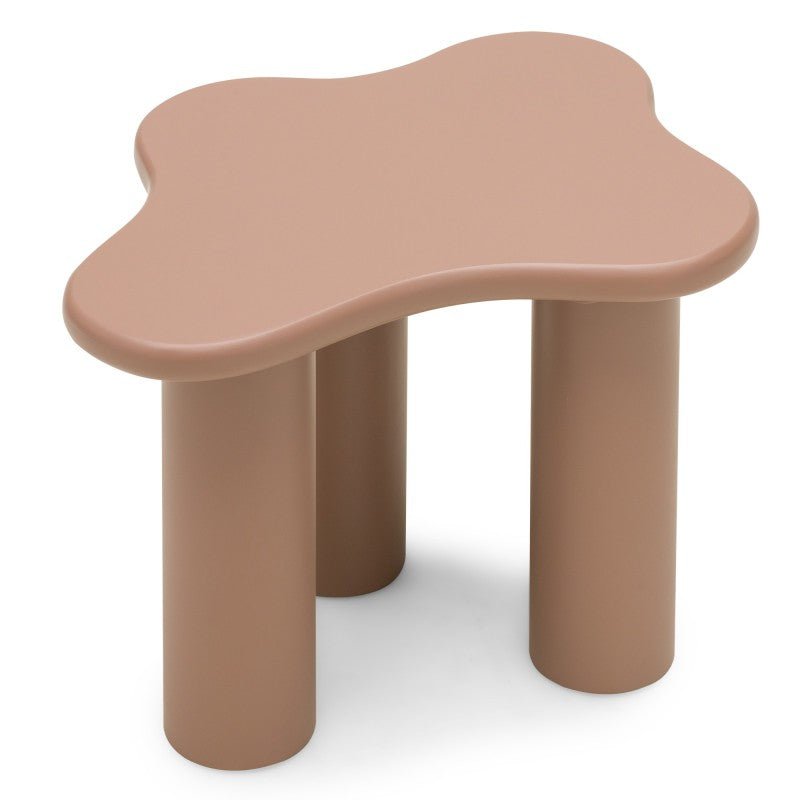 Măsuță de cafea Vanity, 60 cm, forme rotunjite, mocha