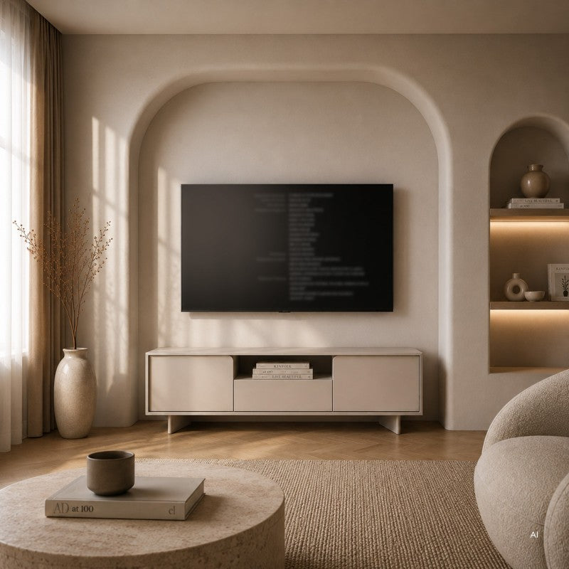 Comodă TV Bloom, 160 cm, cașmir