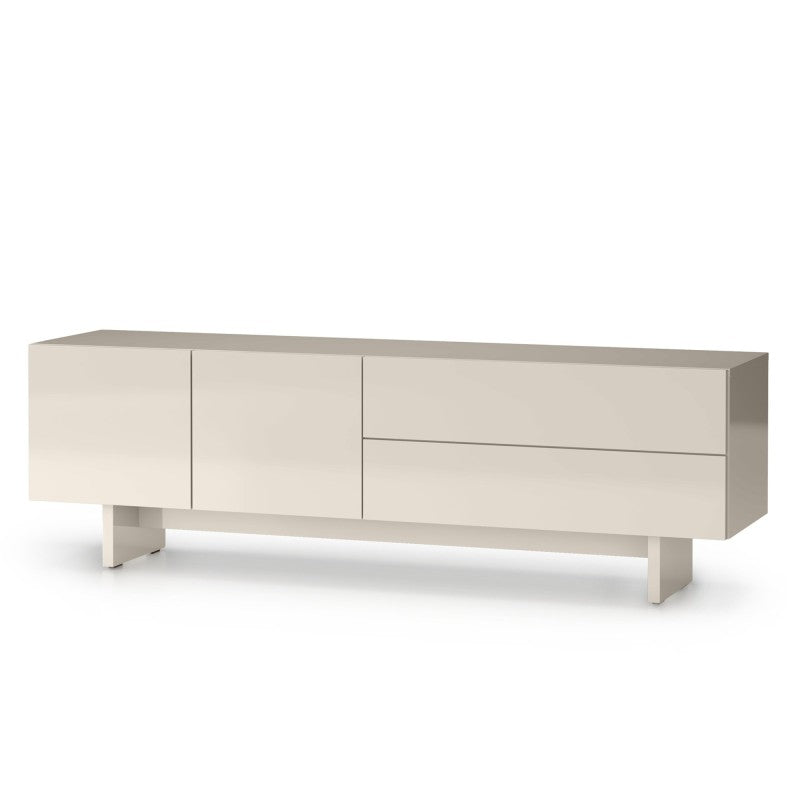 Comodă TV Glim, 160 cm, cașmir, lucioasă