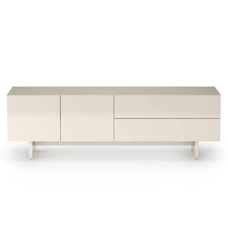 Comodă TV Glim, 160 cm, cașmir, lucioasă