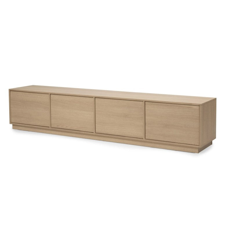 Comodă TV Japandi, 220 cm, stejar Lindberg