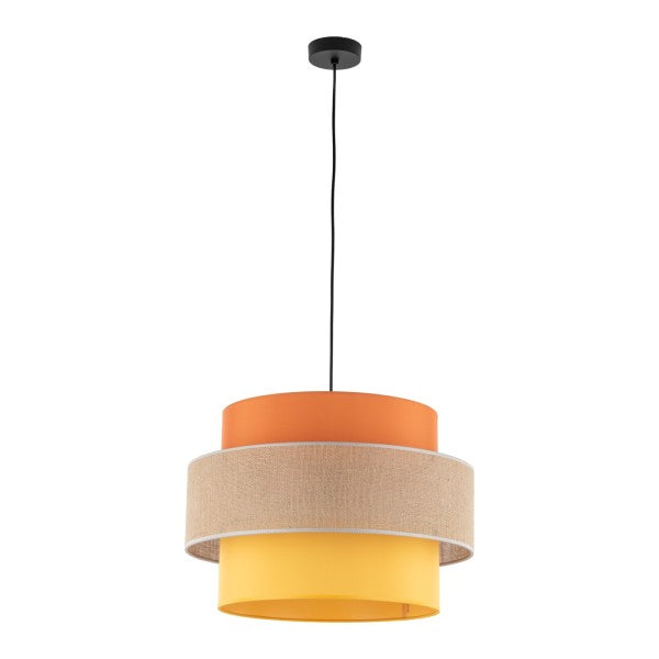 Lampă suspendată TK Lighting Trio, iută, 2783