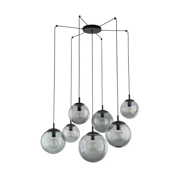 Lustră TK Lighting Esme 7, grafit, 4863