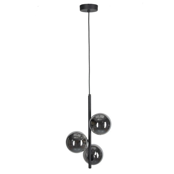Lampă suspendată TK Lighting Estera 3, negru, 5767