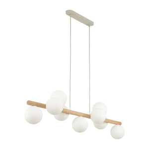 Lustră TK Lighting Estera 9, lemn, 5906
