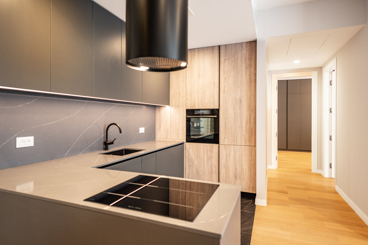 Bucatarie open space in stil modern