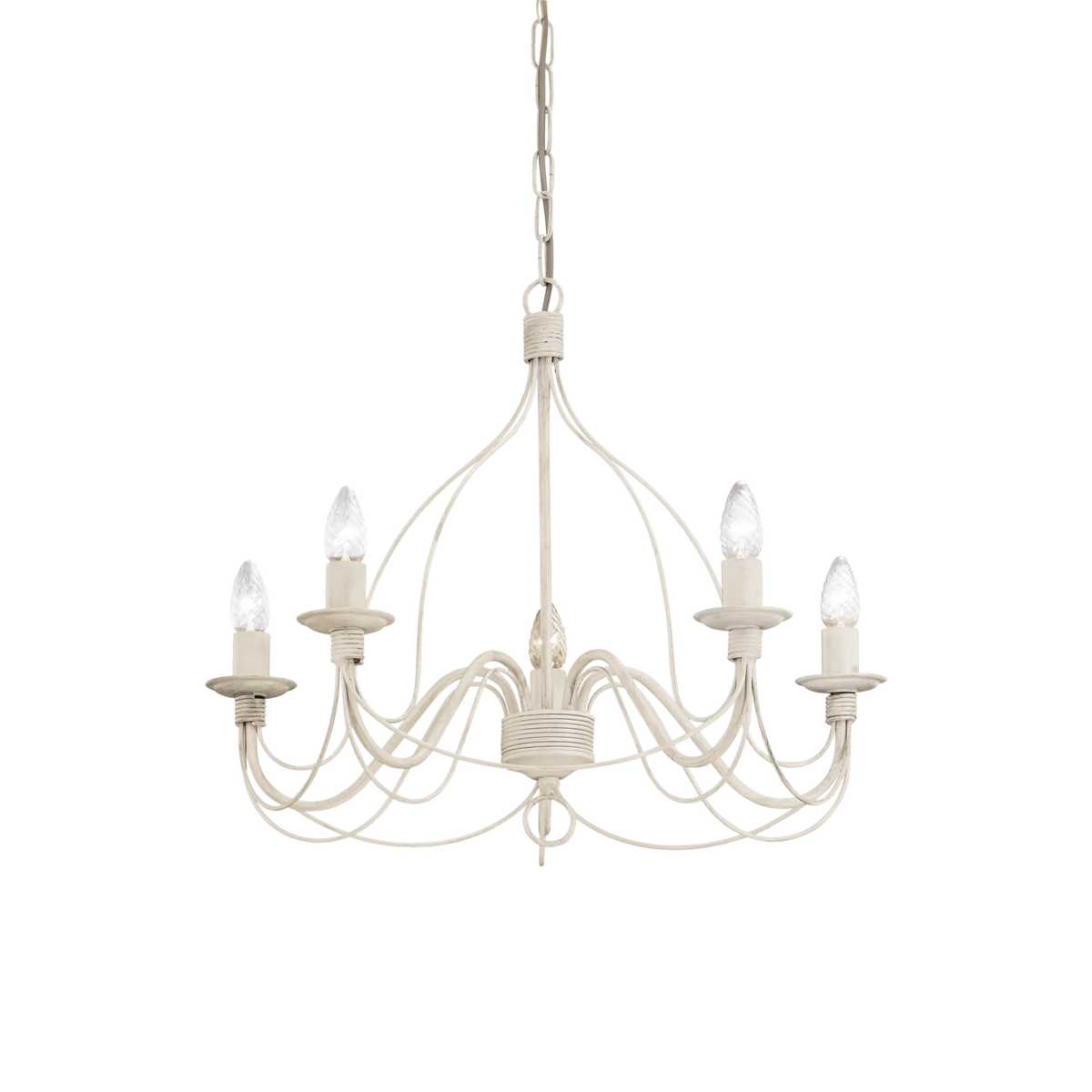 Lustră Ideal Lux Corte SP5 5881, alb
