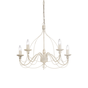 Lustră Ideal Lux Corte SP5 5881, alb