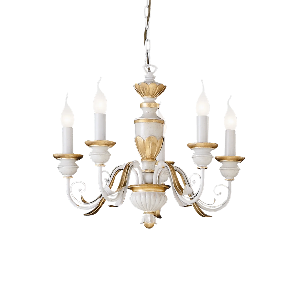Lustră Ideal Lux Firenze SP5, alb, 12865
