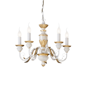 Lustră Ideal Lux Firenze SP5, alb, 12865