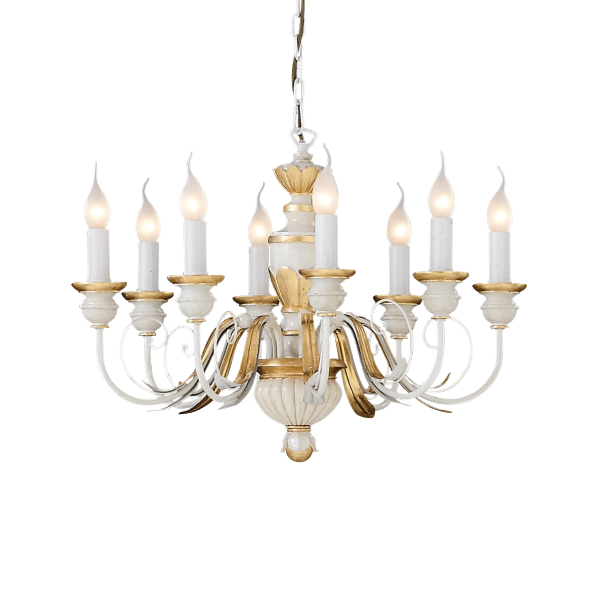 Lustră Ideal Lux Firenze SP8, alb, 12872