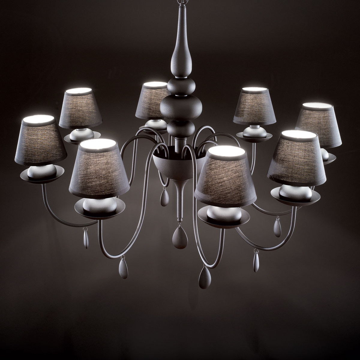 Lustră Ideal Lux Blanche SP8, alb, 35574