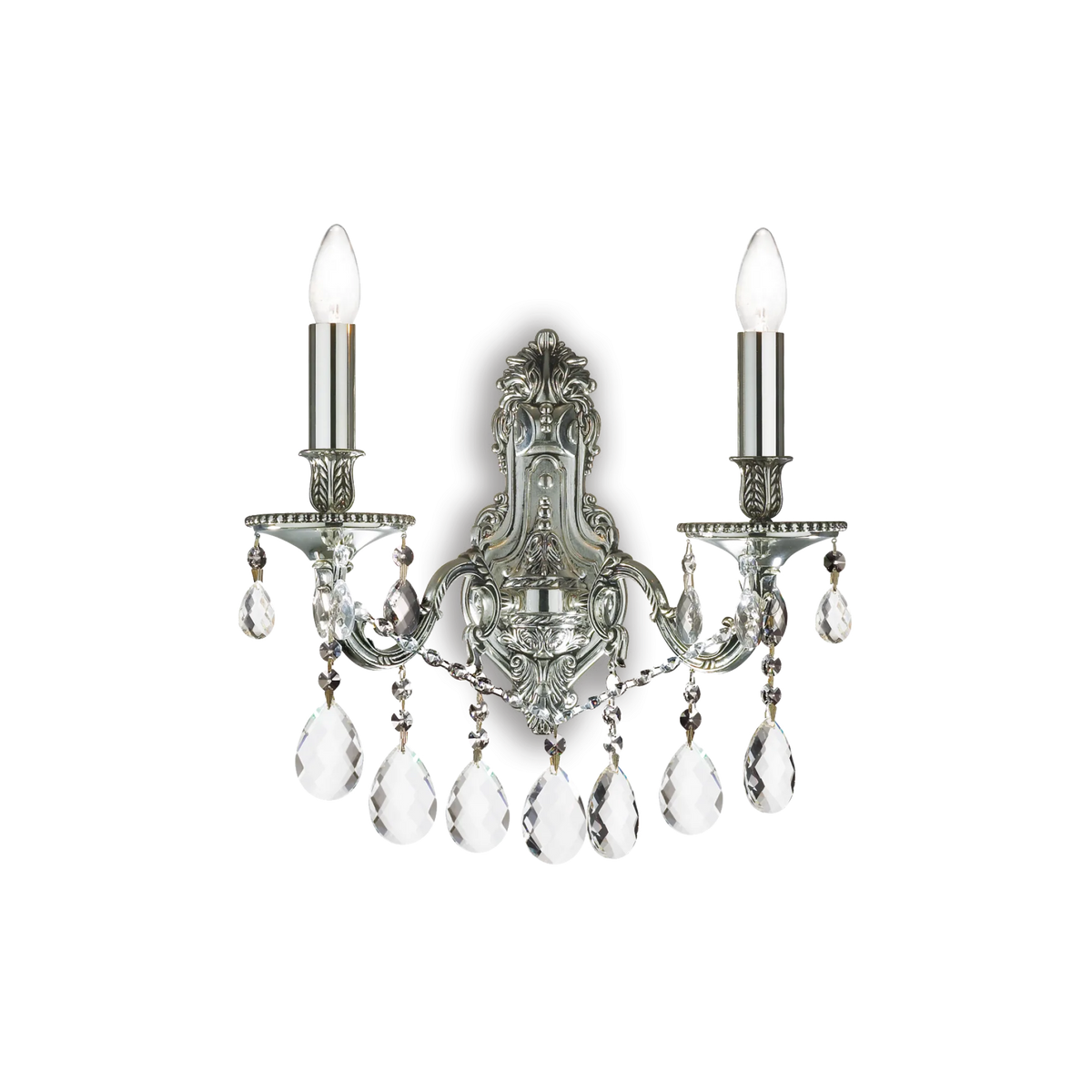 Aplică Ideal Lux Gioconda AP2, argintiu, 44910