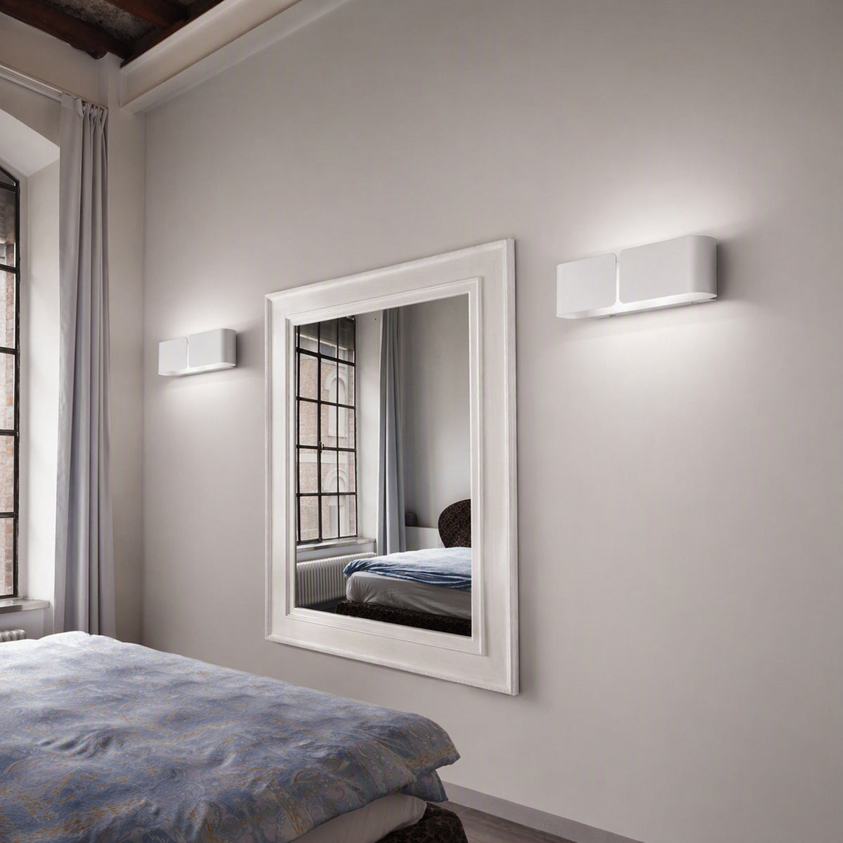 Aplică Ideal Lux Clip AP2 Mini, alb, 49236