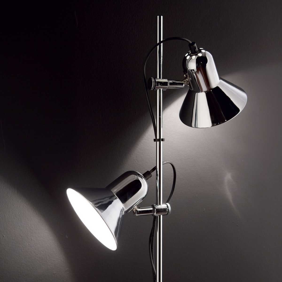 Lampadar Ideal Lux Polly PT2, argintiu, 61115