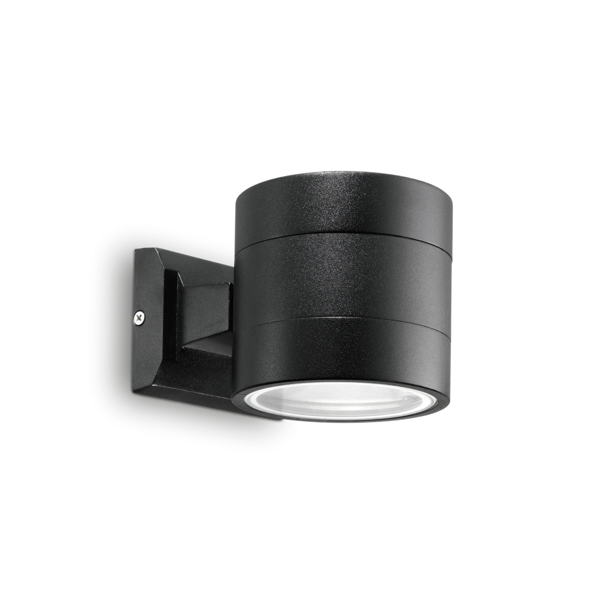 Aplică de exterior Ideal Lux Snif AP1 Round, negru, 61450