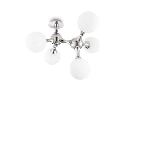 Plafonieră Ideal Lux Nodi PL5, alb, 73712